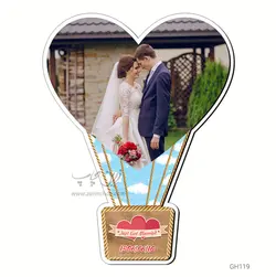 چاپ بر روی قاب عکس MDF طرح بالون GH119