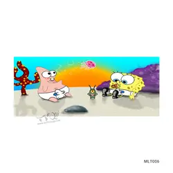 لیوان طرح باب اسفنجی MLT006