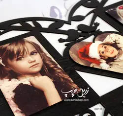 چاپ بر روی قاب عکس MDF قلبی مدل GH118