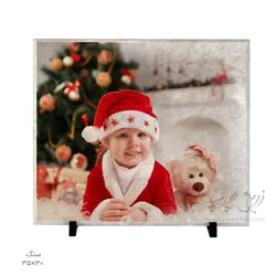 چاپ بر روی لوح تقدیر سنگ پرشین مرمر ۳۰×۳۵