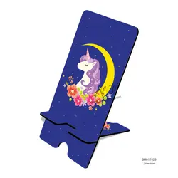 استند موبایل MDF طرح یونیکورن SM01T023