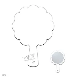 چاپ بر روی آینه دستی بزرگ مدل A016