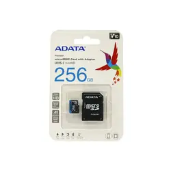 کارت حافظه میکرو 256 گیگ ای دیتا ADATA Premier V10 U1 A1 100MB/s  با خشاب
