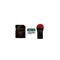 کارت حافظه میکرو 256 گیگ ویکومن Vicco Final 667x Plus A2 V30 U3 C10 100MB/s + رم ریدر و خشاب