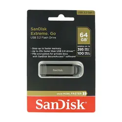 فلش ۶۴ گیگ سن دیسک SanDisk Extreme Go USB3.2