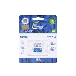 کارت حافظه اس دی 16 گیگ ویکومن Vicco Final 600x C10 U3 90MB/s