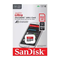 کارت حافظه میکرو سن دیسک 512 گیگ SanDisk Ultra 150MB/s