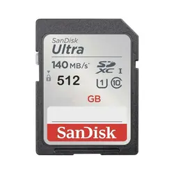 کارت حافظه اس دی سن دیسک 512 گیگ SanDisk Ultra 140MB/s