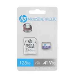 کارت حافظه میکرو 128 گیگ اچ پی HP mx330 U3 با آداپتور
