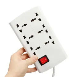 چند راهی ۶ خانه بدون ارت وحدت الکتریک MK با کابل ۱٫۶ متری