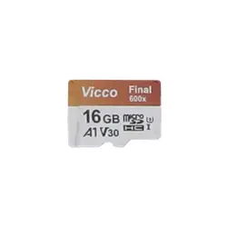 کارت حافظه میکرو 16 گیگ ویکومن Vicco man Final 600x U3 90MB/s بدون خشاب