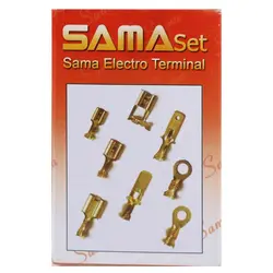 سوکت سرسیم کولری SAMAset برنجی بسته ۳۰۰ عددی