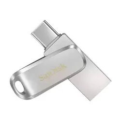 فلش ۱۲۸ گیگ سن دیسک SanDisk Dual Drive Luxe OTG Type-C USB3.1