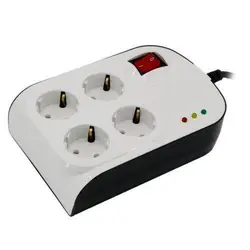 محافظ برق صوتی تصویری ۴ خانه پارت الکتریک با کابل ۳ متری مدل PE8792