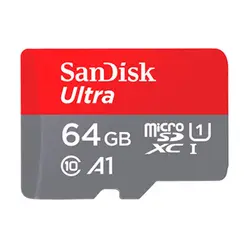کارت حافظه سن دیسک 64 گیگ SanDisk Ultra U1 A1 C10 120MB/s