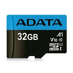 کارت حافظه میکرو ۳۲ گیگ ای دیتا ADATA Premier AP V10 U1 A1 100MB/s  با خشاب