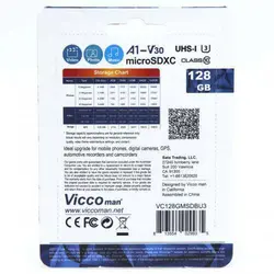 کارت حافظه ۱۲۸ گیگ ویکومن Vicco Final 600x Plus U3 90MB/s + خشاب