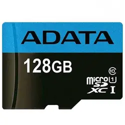 کارت حافظه ای‌دیتا ۱۲۸ گیگ ADATA Premier AP 100MB/s همراه با خشاب