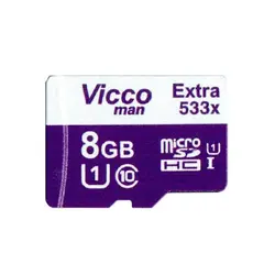 کارت حافظه میکرو 8 گیگ ویکومن  Extra 533X v10 UHS-I U1 80MBps بدون خشاب