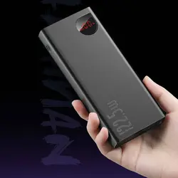 پاور بانک فست شارژ ۲۰۰۰۰ باسئوس Baseus Adaman PPADM20S QC3.0 PD 22.5W