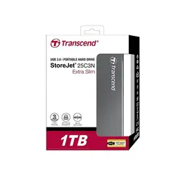 هارد اکسترنال ترنسند مدل 25C3N ظرفیت 1 ترابایت