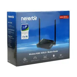 مودم روتر دو آنتن Neterbit ND-4230N N300 ADSL2+ 300Mbps