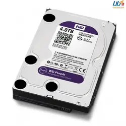 هارددیسک اینترنال وسترن دیجیتال سری Purple wd40purz ظرفیت 4 ترابایت