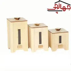 بانکه چوبی سایز 1 وودمن کد B300