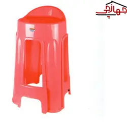 چهارپایه ی پشتی دار 4 ناصر پلاستیک کد 1214