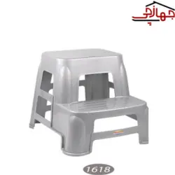 چهارپایه ی دوپله ی بلند سوپر ناصر پلاستیک کد 1618