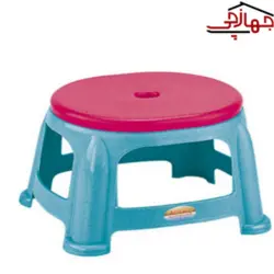 چهارپایه ی کوتاه دو رنگ  کد 919