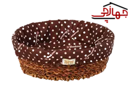 سبد سبزی گرد سایز 2 حصیری