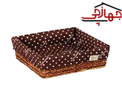 سبد سبزی مستعطیل سایز 1 حصیری