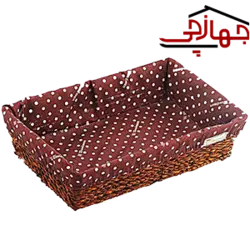 سبد سبزی مستعطیل سایز 2 حصیری