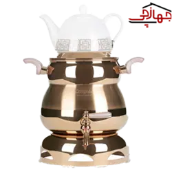 سماور گازی ترموکوبل دار پانیذ طلایی کرم