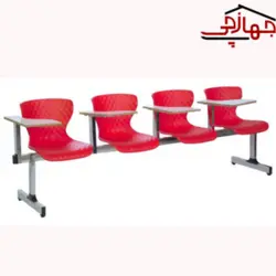 نیمکت دیاموند چهار نفره آموزشی بدون جا کتابی بنیزان کد B 210