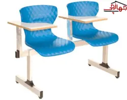 نیمکت دیاموند دو نفره آموزشی بدون جاکتابی بنیزان کد B 208