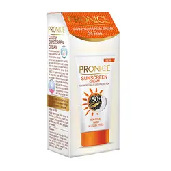 کرم ضدآفتاب بژ روشن پرونایس SPF50 خاویار حجم 50 میل