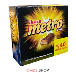 شکلات مترو دوبل اولکر عمده 6 بسته 18 عددی