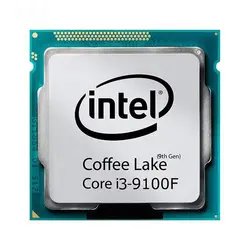 پردازنده مرکزی اینتل سری Coffee Lake مدل Core i3-9100F BOX
