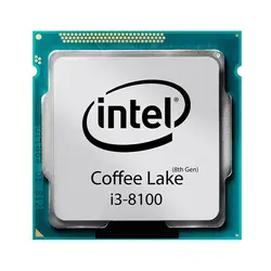 پردازنده مرکزی اینتل سری Coffee Lake مدل i3-8100