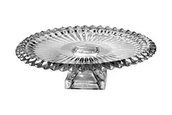 قاب شیرینی پایه دار کریستال والنسیا JCC BC0227