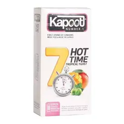 ویژگی،قیمت و خرید کاندوم کاپوت مدل 7Hot Time بسته 12 عددی