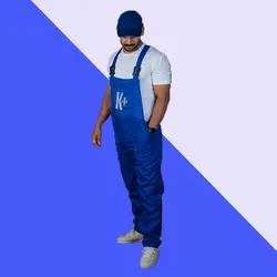 لباس کار دوبنده آبی کناف