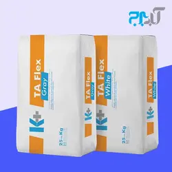 چسب کاشی پرسلان TA FLEX کی پلاس خاکستری