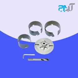 ست تیغه گردبر پنج تیکه | 5pc Hole saw set 95,81,74,67,60 mm