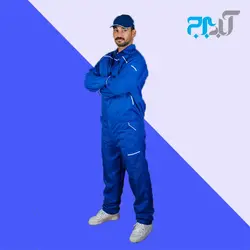 لباس کار کاپشن - شلوار آبی کناف سایز لارج ( L )