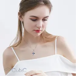 گردنبند نقره کوبیک QB-7910
