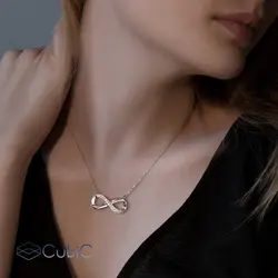 گردنبند نقره کوبیک QN-3005