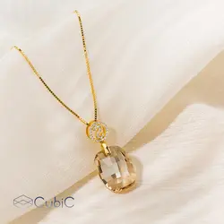 گردنبند نقره کوبیک QN-851119